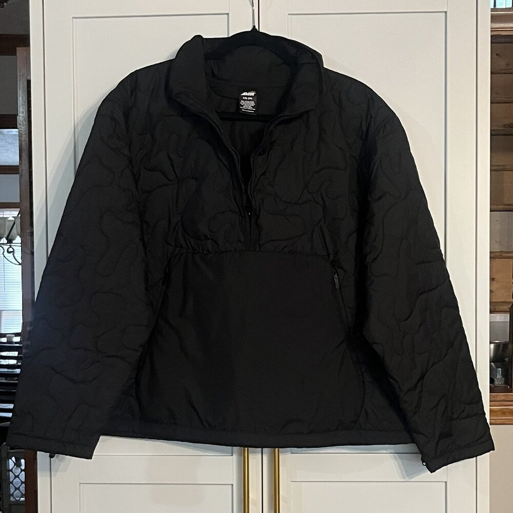 Avia women's quarter zip quilted pullover Black, Size XXL (20)